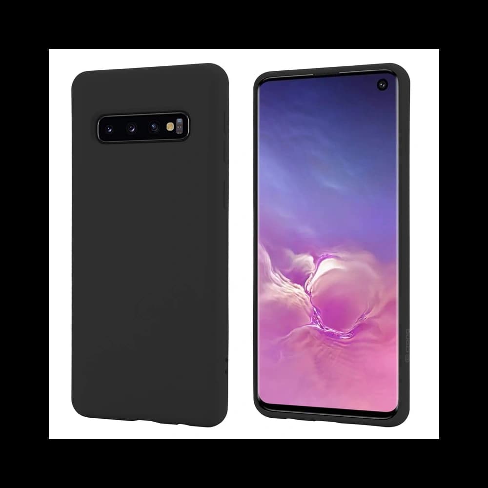 Case Crong Color Cover Samsung Galaxy S10 (schwarz) - 1