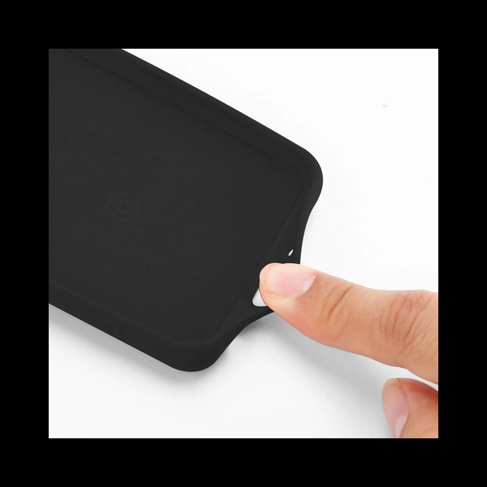 Case Crong Color Cover Samsung Galaxy A40 (schwarz) - 3