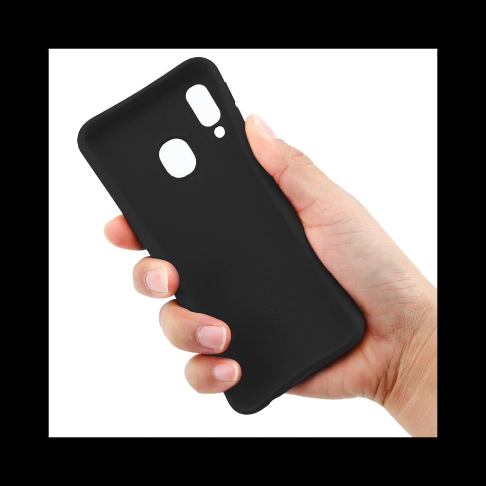 Case Crong Color Cover Samsung Galaxy A40 (schwarz) - 5