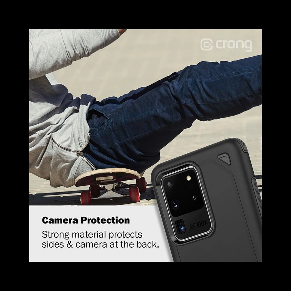Case Crong Defender Case Samsung Galaxy S20 (schwarz) - 5