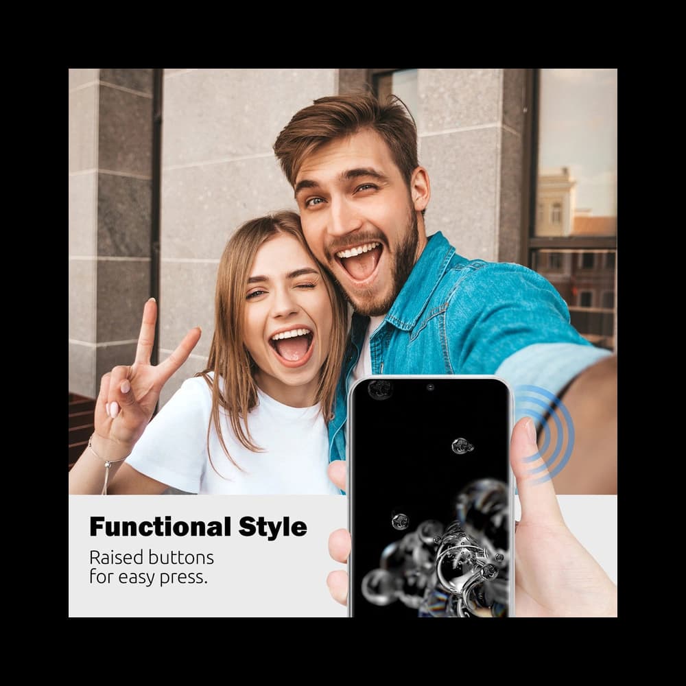 Case Crong Crystal Slim Cover Samsung Galaxy S20 Ultra (transparent) - 5