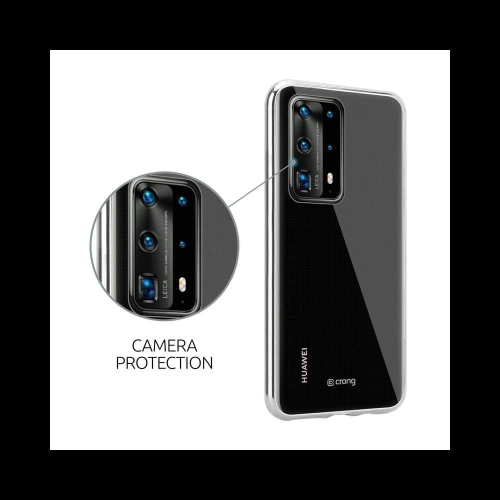 Crong Crystal Slim Cover Huawei P40 Pro (clear) - 5