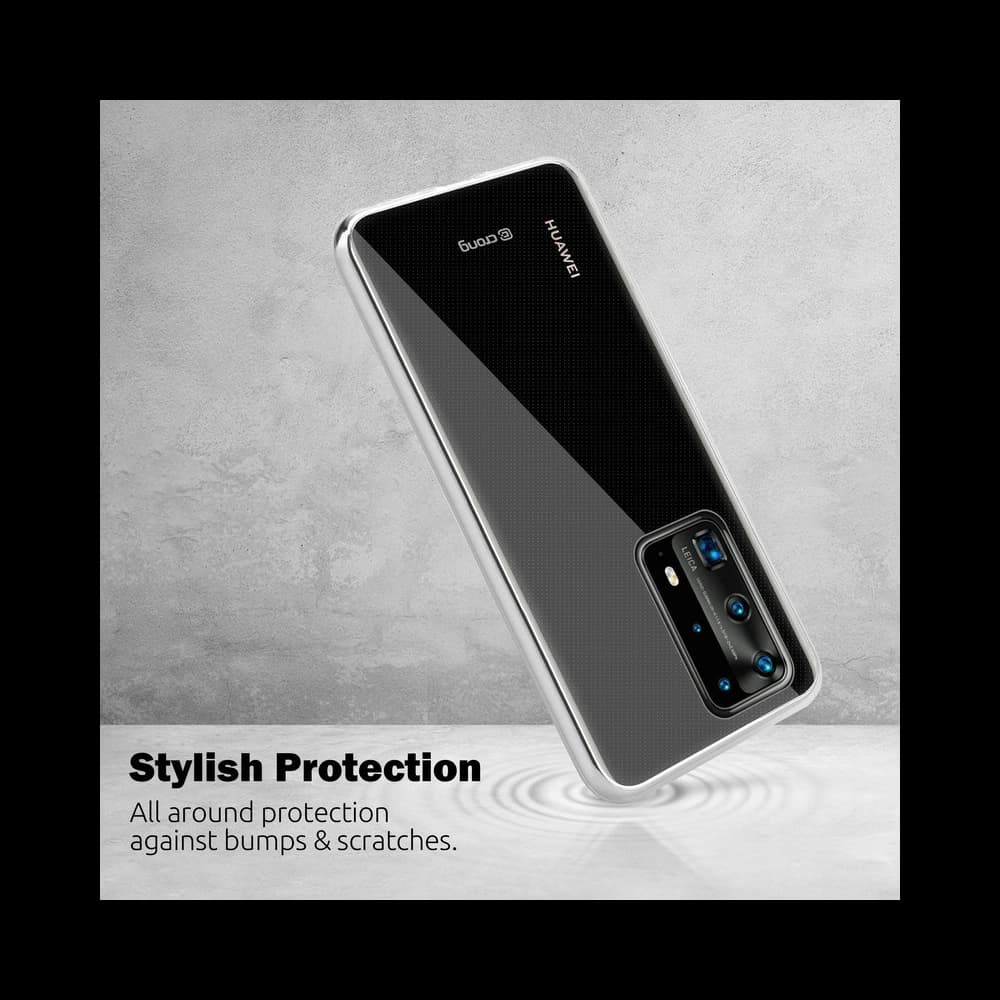 Crong Crystal Slim Cover Huawei P40 Pro (clear) - 7