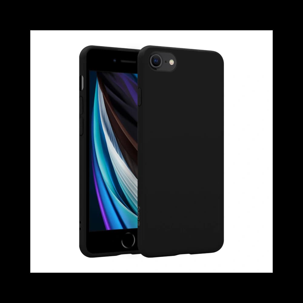 Case Crong Color Cover Apple iPhone SE 2022/SE 2020/8/7 (schwarz) - 1