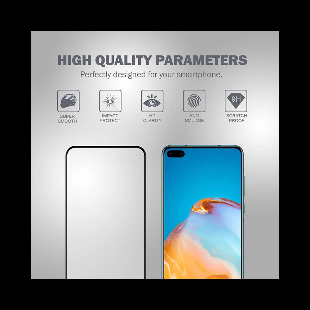 Crong 3D Armour Glass Huawei P40 + installation frame - 6