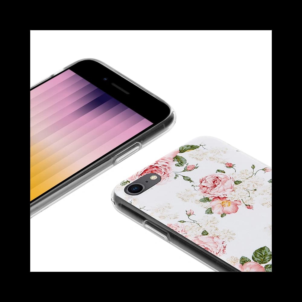 Crong Flower Case Apple iPhone SE 2022/SE 2020/8/7 (pattern 02) - 4