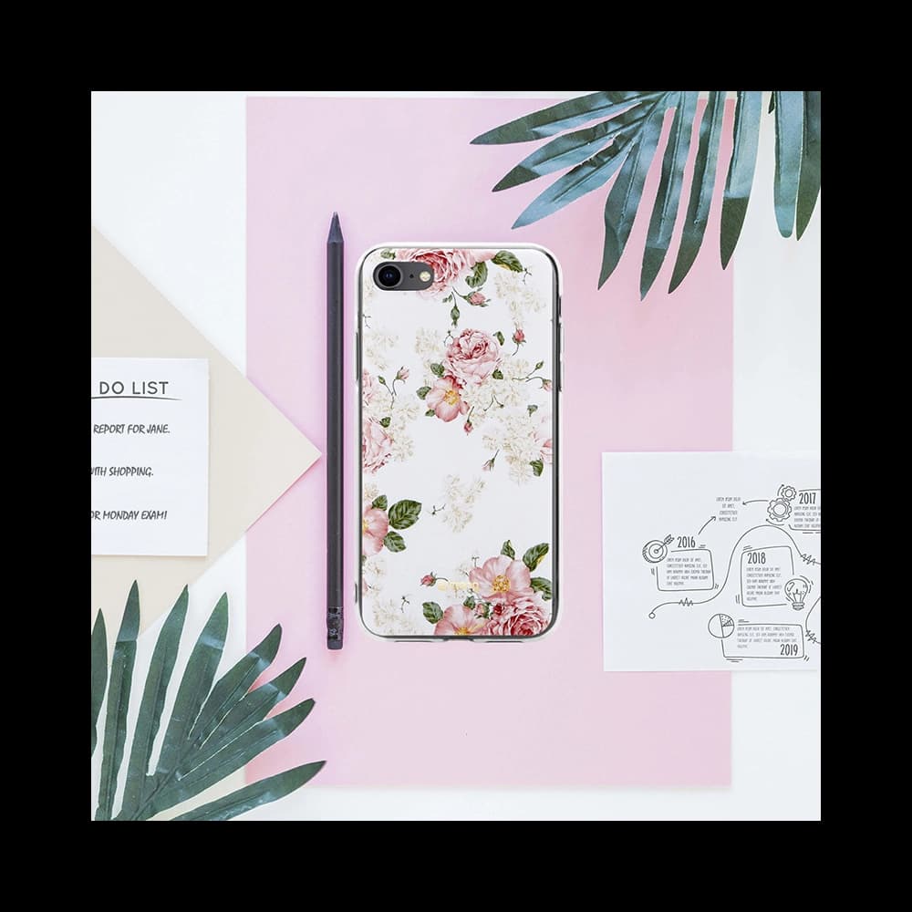 Crong Flower Case Apple iPhone SE 2022/SE 2020/8/7 (pattern 02) - 7