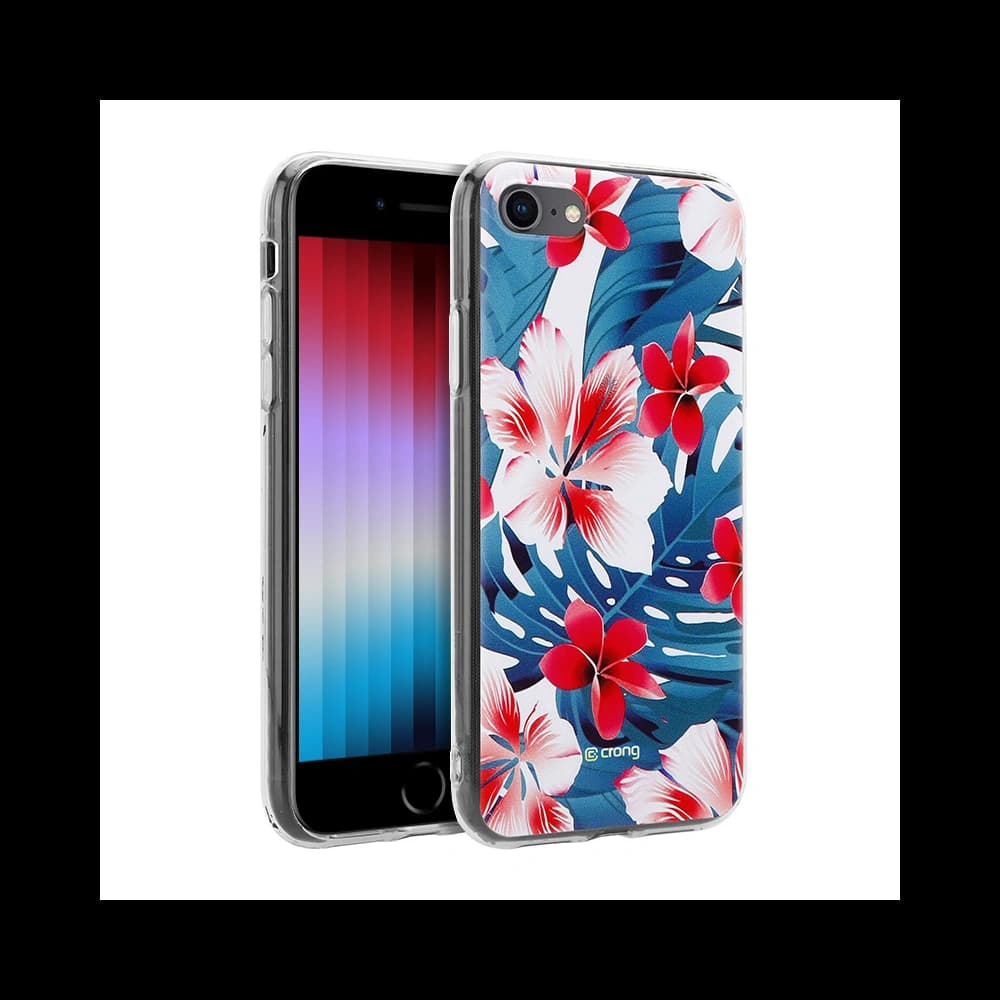 Crong Flower Case Apple iPhone SE 2022/SE 2020/8/7 (pattern 03) - 1