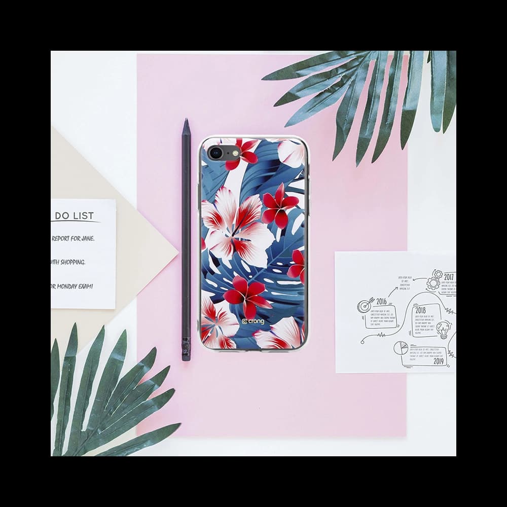 Crong Flower Case Apple iPhone SE 2022/SE 2020/8/7 (pattern 03) - 7