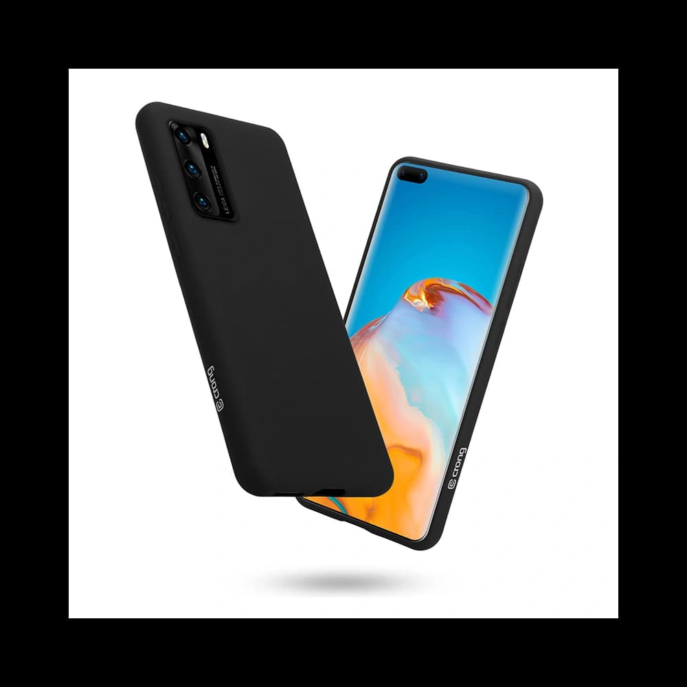 Case Crong Farbcover Huawei P40 (schwarz) - 1