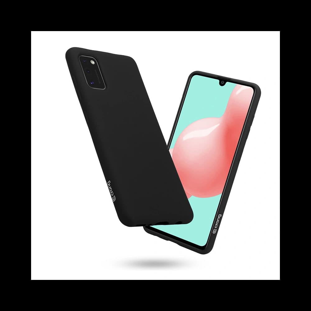 Case Crong Color Cover Samsung Galaxy A41 (schwarz) - 1