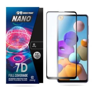 Hybriedglas Crong 7D Nano Flexibles Glas Samsung Galaxy A21s