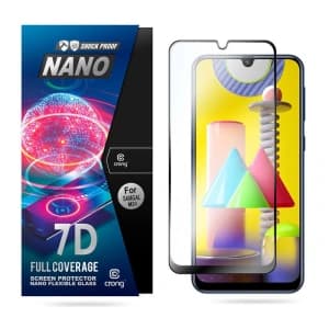 Hybriertes Glas Crong 7D Nano Flexibles Glas Samsung Galaxy M31
