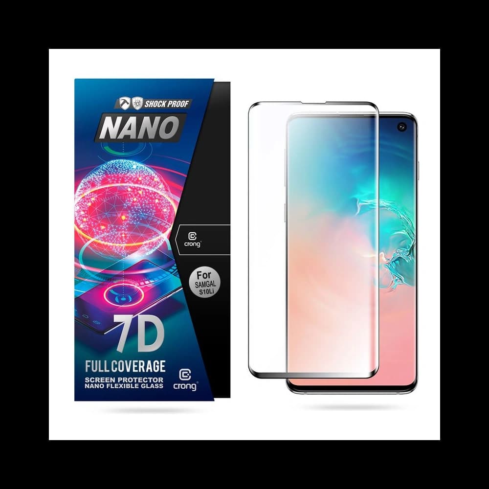 Hybriertes Glas Crong 7D Nano Flexibles Glas Samsung Galaxy A71/A81/A91 - 1