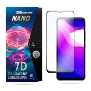 Hybriertes Glas Crong 7D Nano Flexibles Glas Xiaomi Mi 10 Lite