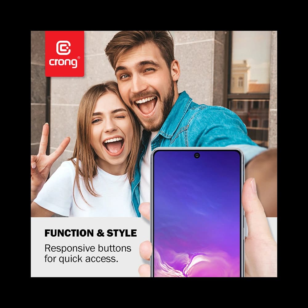 Case Crong Crystal Slim Cover Samsung Galaxy M31s (transparent) - 7