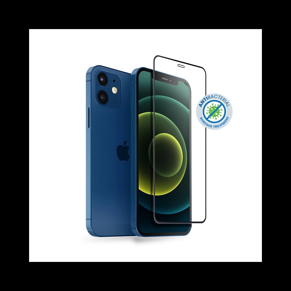 Crong Anti-Bacterial 3D Armour Glass Apple iPhone 12 mini + installation frame - 3