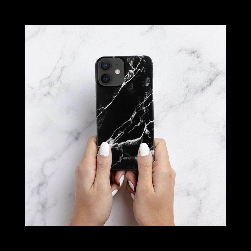 Crong Marble Case Apple iPhone 12 mini (black) - 5