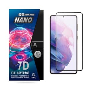 Hybriertes Glas Crong 7D Nano Flexibles Glas Samsung Galaxy S21