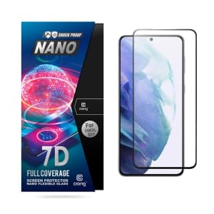 Hybridglas Crong 7D Nano Flexibles Glas Samsung Galaxy S21+ Plus