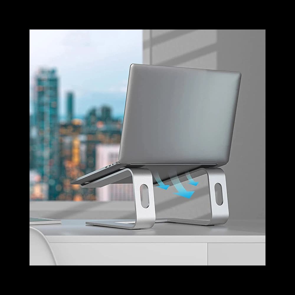 Aluminium-Laptopständer Crong AluBench (silber) - 8