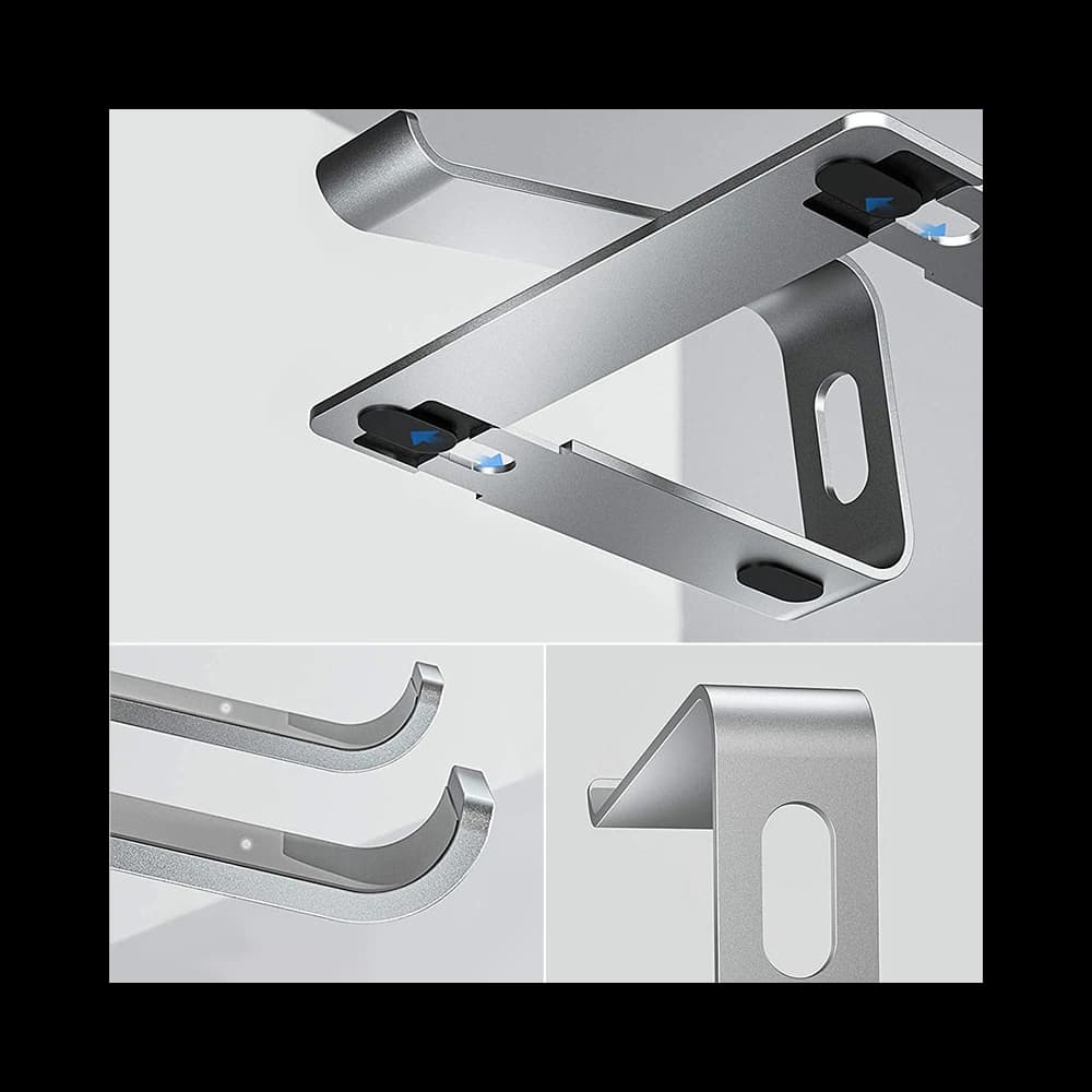 Aluminium-Laptopständer Crong AluBench (silber) - 10