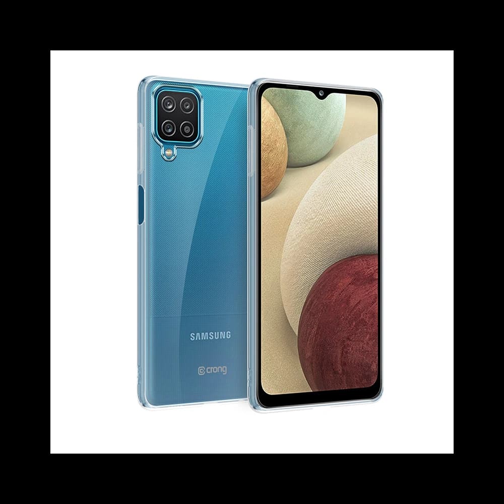 Case Crong Crystal Slim Cover Samsung Galaxy A12 (transparent) - 1