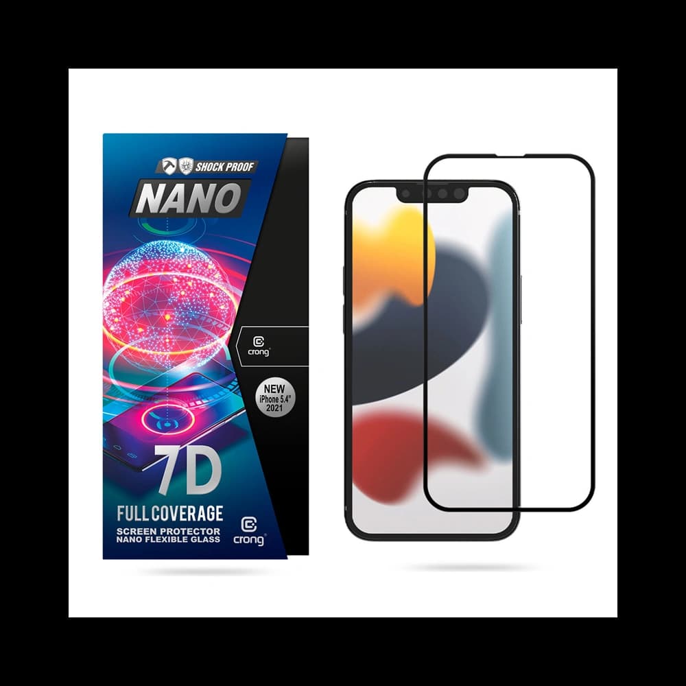 Crong 7D Nano Flexible Glass Apple iPhone 13 mini - 1