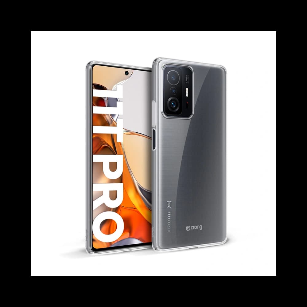 Case Crong Crystal Slim Cover Xiaomi 11T Pro (transparent) - 1