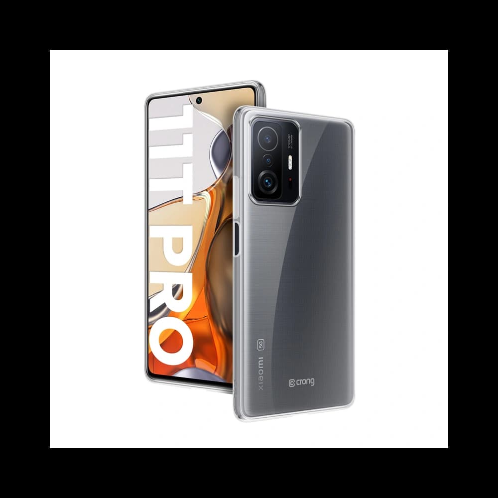 Case Crong Crystal Slim Cover Xiaomi 11T Pro (transparent) - 2