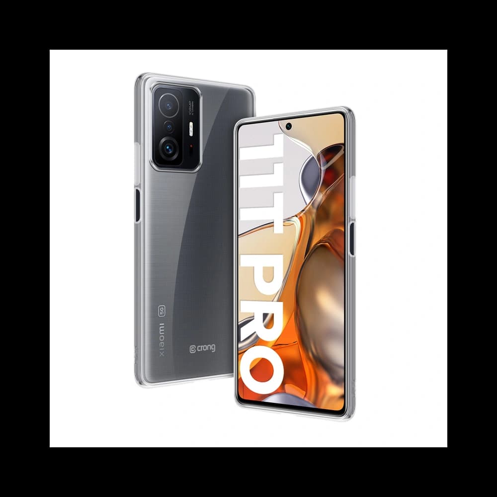 Case Crong Crystal Slim Cover Xiaomi 11T Pro (transparent) - 3
