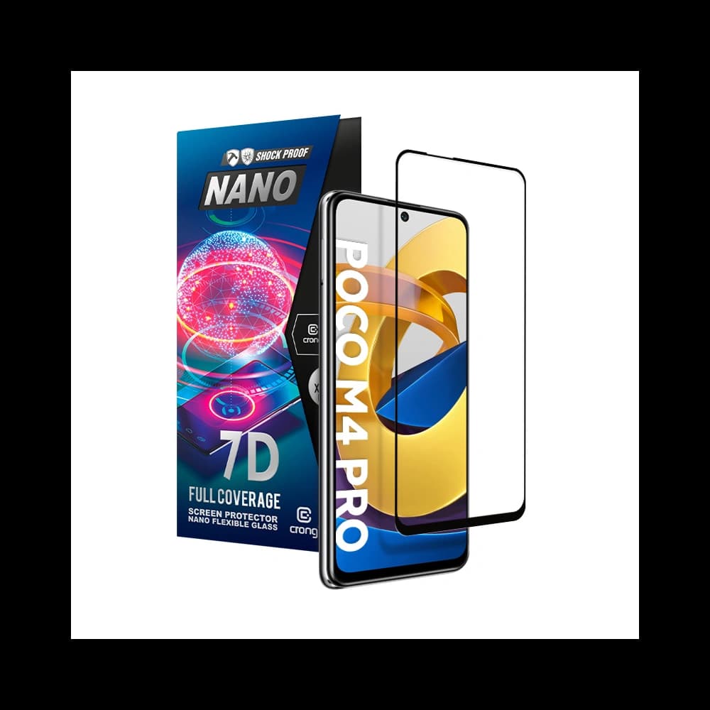 Crong 7D Nano Flexible Glass Xiaomi POCO M4 Pro 5G - 1