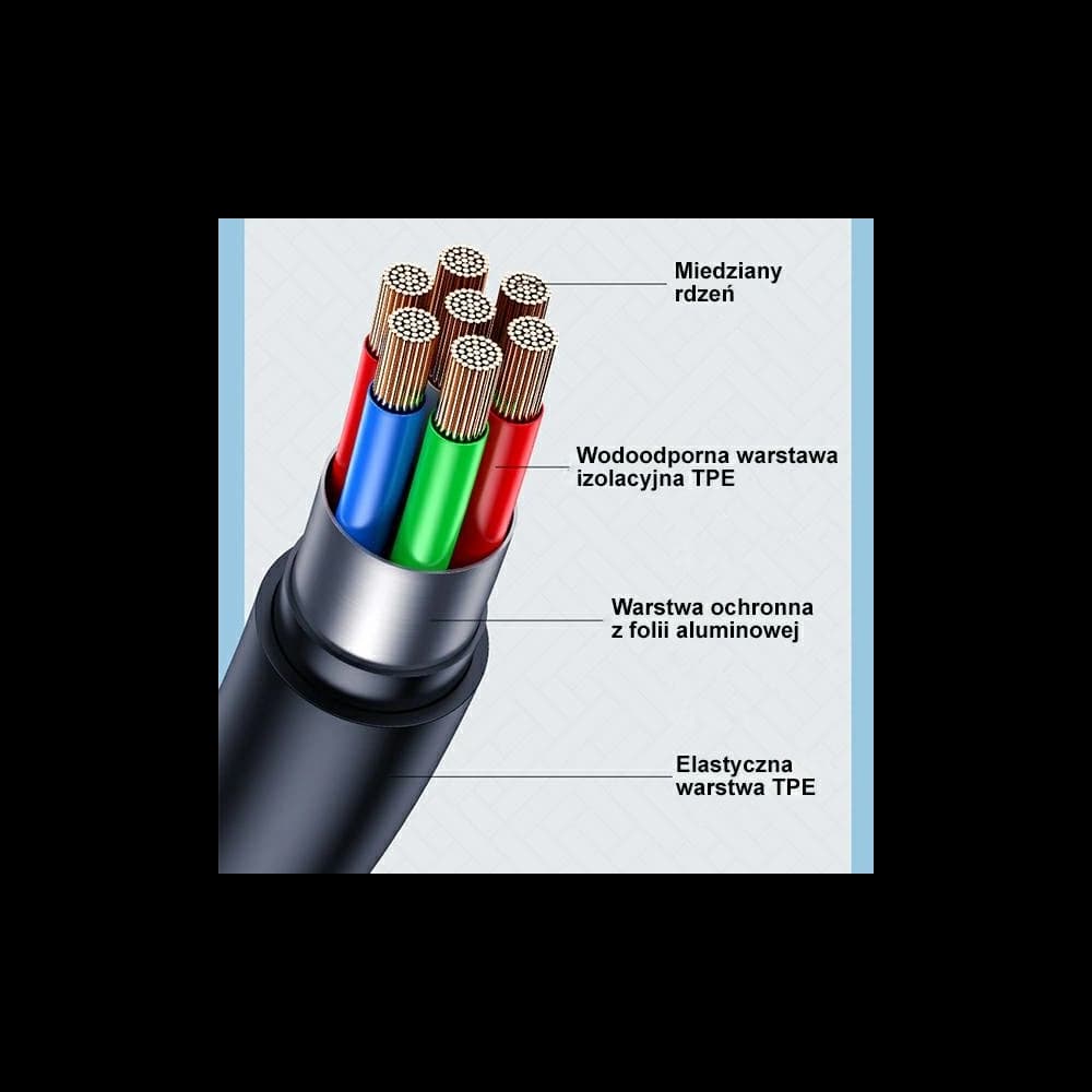 Kabel USAMS Lithe Series USB-C/Lightning PD Schnellladung 1,2m 20W lila/purple (US-SJ566) - 7