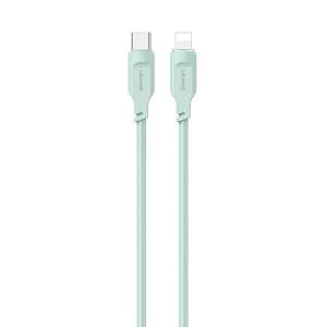 Kabel USAMS Lithe Series USB-C/Lightning PD Schnellladung 1,2m 20W grün (US-SJ566)