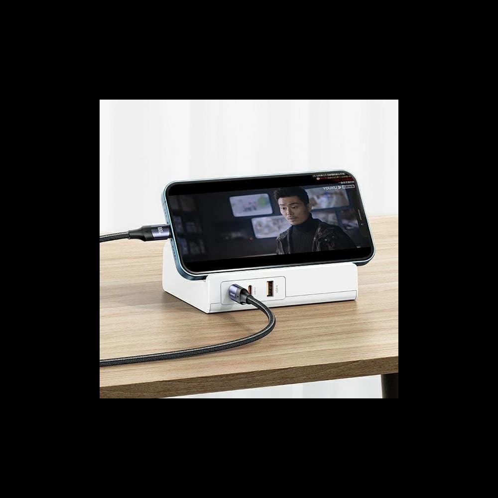 USAMS Steckdosenleiste USB Erweiterung Socket 65W Super Si Fast Charging weiß/white CC160TC01 (US-CC160) - 6