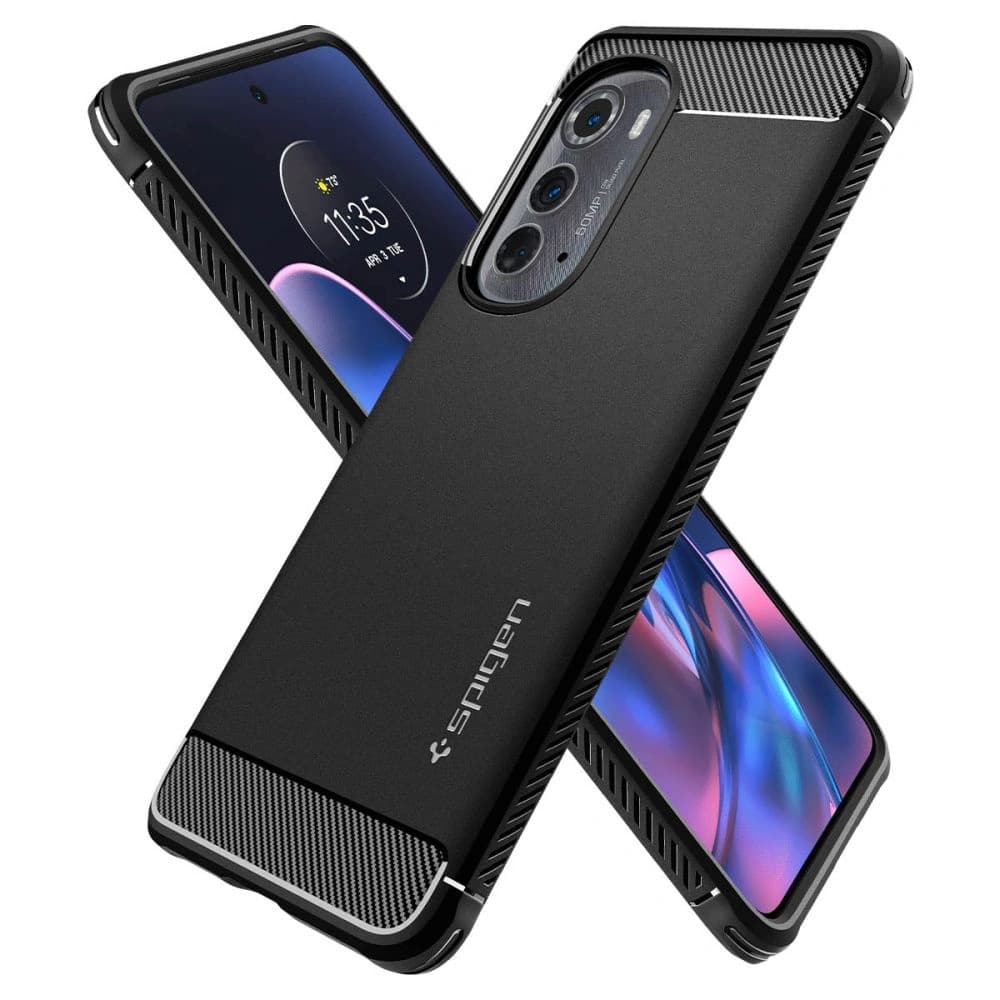 Spigen Rugged Armor Motorola Edge 2022 Matte Black - 5