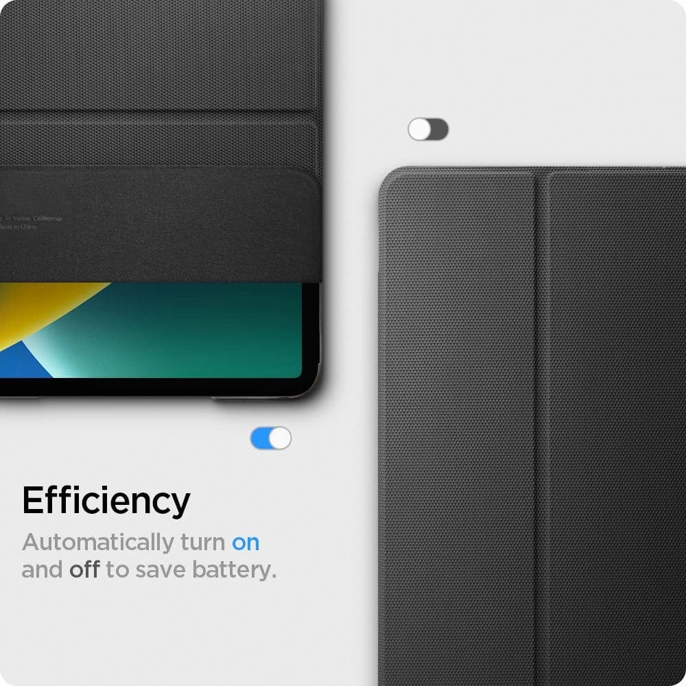 Case Spigen Liquid Air Folio für Apple iPad Pro 11 2021/2022 (3. und 4. Generation) Schwarz - 12