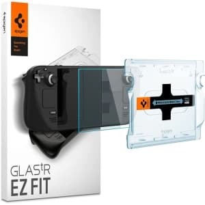 Gehärtetes Glas Spigen GLAS.tR ez Fit Valve Steam Deck LCD / OLED Klar