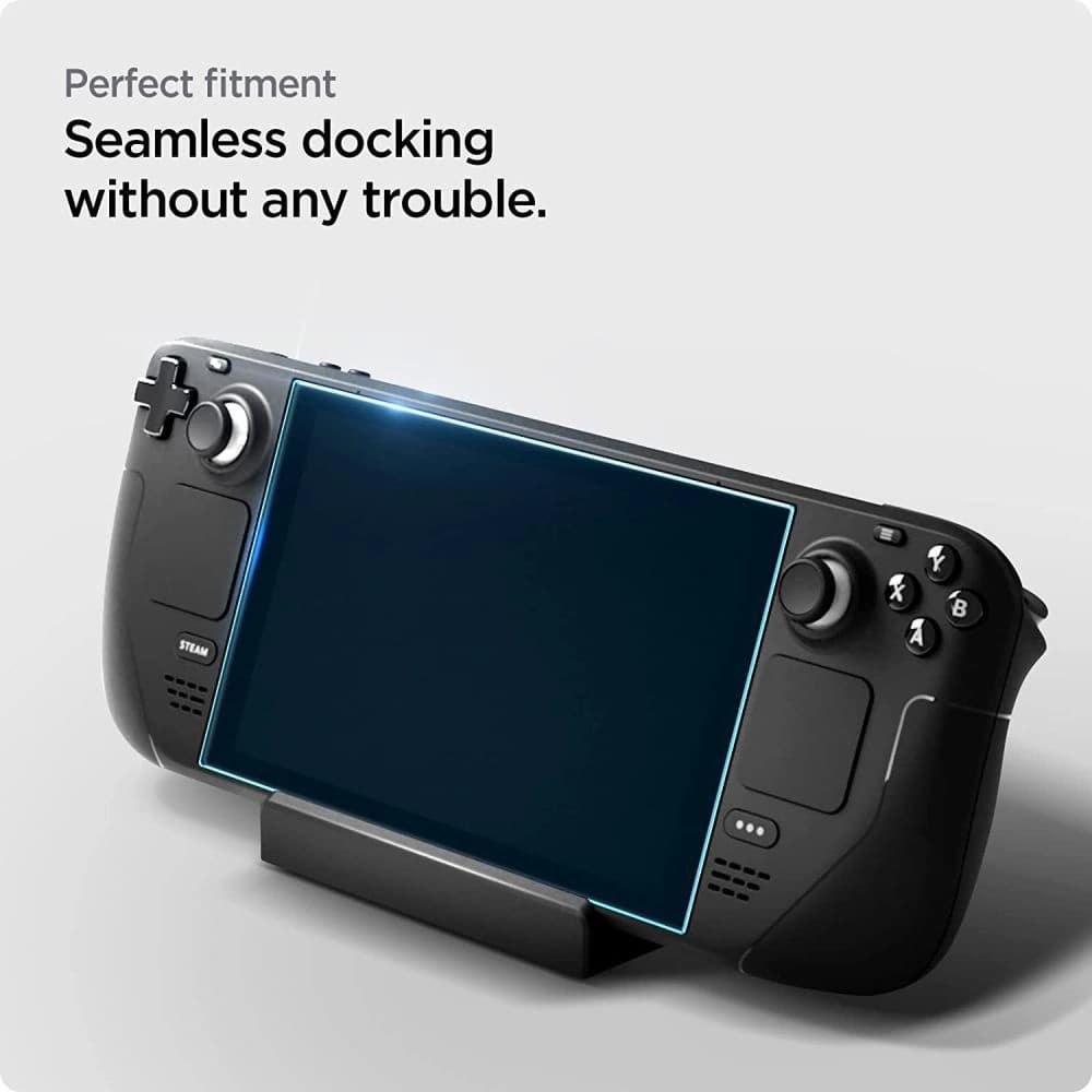 Gehärtetes Glas Spigen GLAS.tR ez Fit Valve Steam Deck LCD / OLED Klar - 3