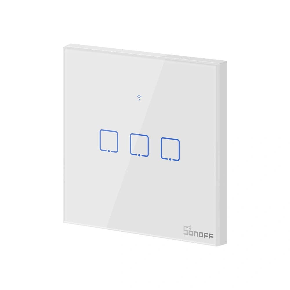 Touch light switch WiFi Sonoff T0 EU TX (3-channel) white - 2