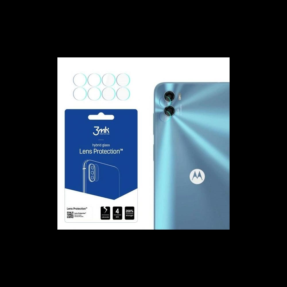 Hybridglas für die Kamera Linse 3MK Lens Protect Motorola Moto E22s [4 PACK] - 1