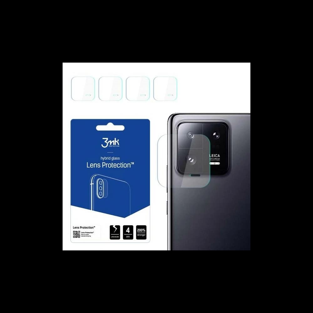 Hybridglas für die Kameraobjektiv 3MK Lens Protect Xiaomi 13 Pro [4 PACK] - 1