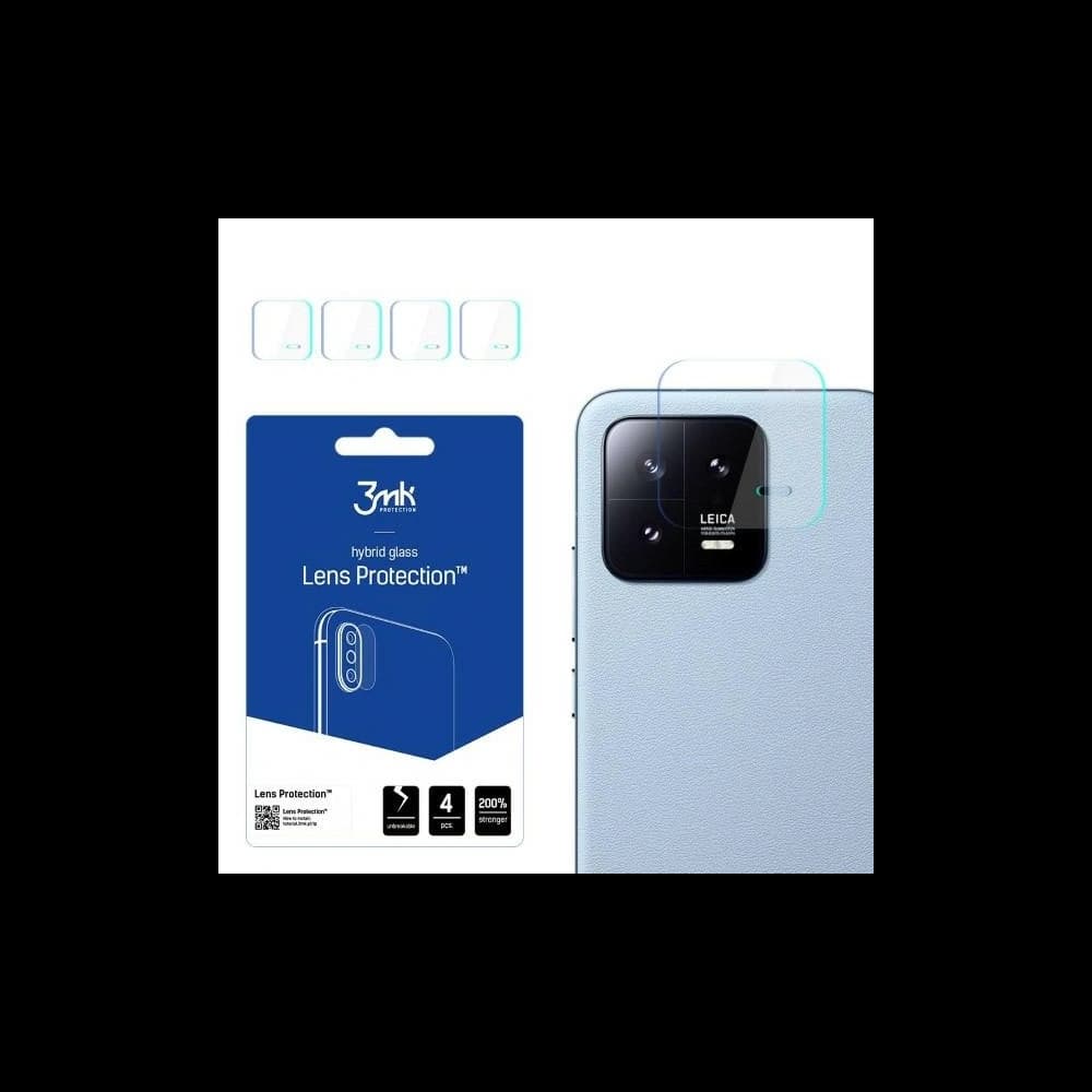 Hybridglas für die Kameraobjektiv 3MK Lens Protect Xiaomi 13 [4 PACK] - 1