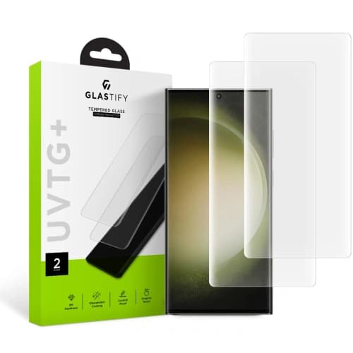 Glastify UVTG+ Samsung Galaxy S23 Ultra Clear [2 PACK]