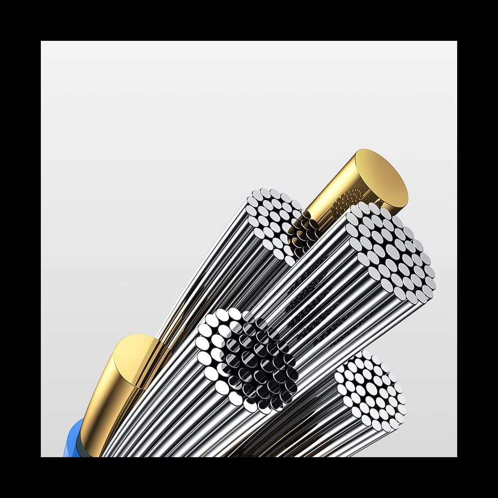 Joyroom 4in1 USB-C/USB-A - USB-C/Lithtning Cable Quick Charge Power Delivery 3 A 60 W 1,2 m green (S-1230G3) - 9