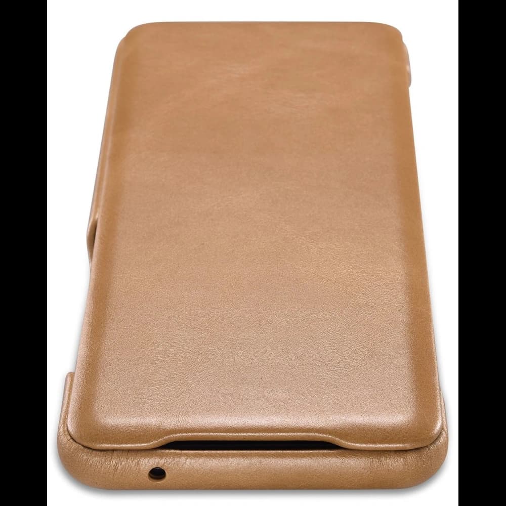 Case iCarer Curved Edge Vintage Folio Samsung Galaxy S20+ Plus khaki - 7