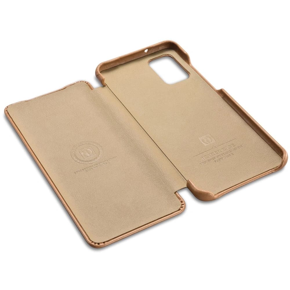 Case iCarer Curved Edge Vintage Folio Samsung Galaxy S20+ Plus khaki - 8