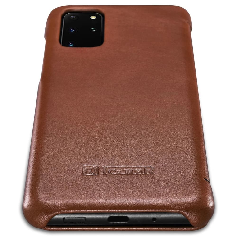 Case iCarer Curved Edge Vintage Folio Samsung Galaxy S20+ Plus braun - 6