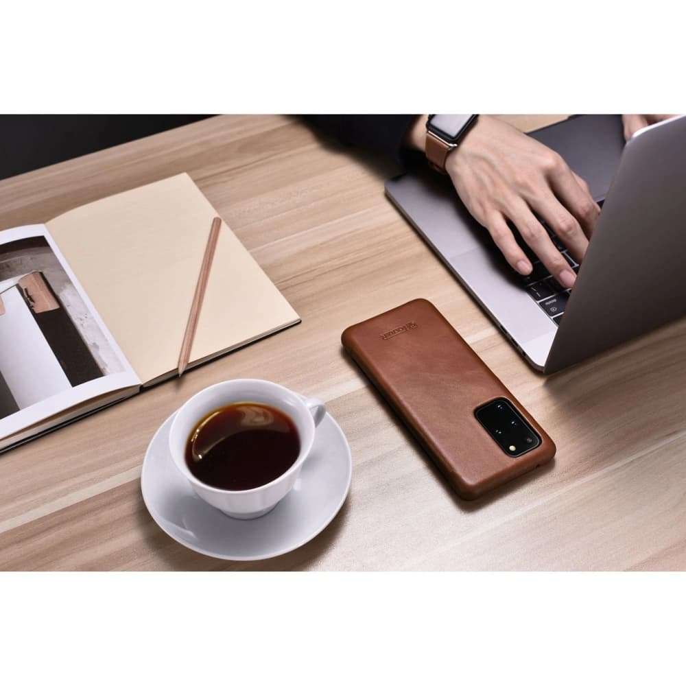 Case iCarer Curved Edge Vintage Folio Samsung Galaxy S20+ Plus braun - 13