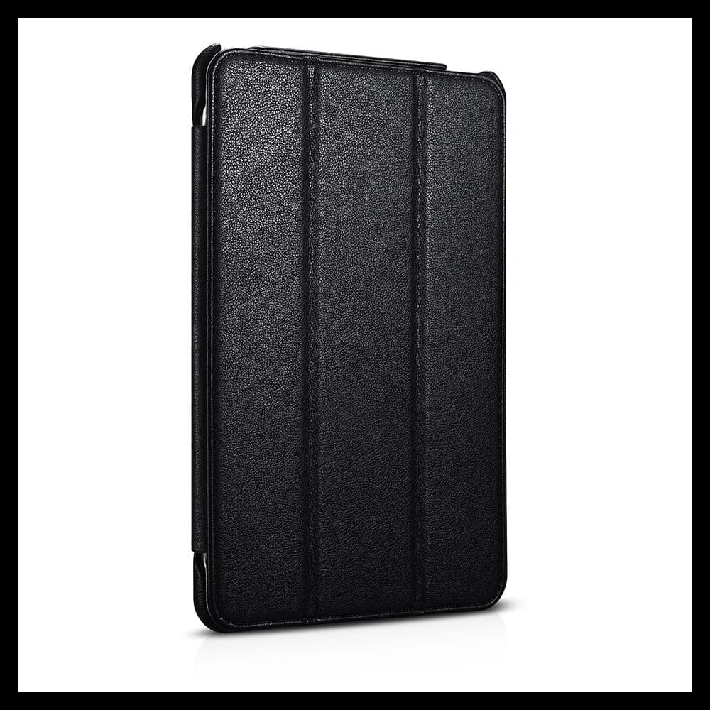 Case iCarer Leder Folio Apple iPad mini 7.9 2019 (5. Generation) schwarz - 2